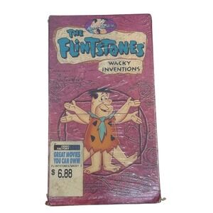 The Flintstones Wacky Inventions VHS Tape‎ Hanna Barbera Vintage Cartoon